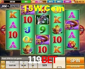 Jackpots e promoções na 119Bet